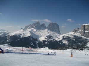 Skifahren Dolomiten