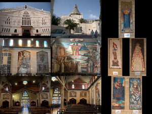 klicke hier, um die Datei herunterzuladen Basilika in Nazareth, Israel