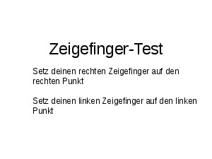 TestZeigefinger