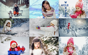 klicke hier, um die Datei herunterzuladen Winter Kids - Winter Kinder