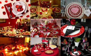 Valentines table - Valentinsgrutabelle