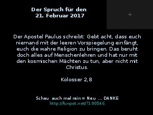 klicke hier, um die Datei herunterzuladen Der Spruch fuer 21..02.2017