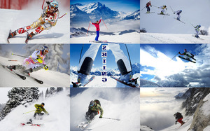 klicke hier, um die Datei herunterzuladen Skiing - Skifahren