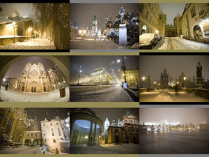 klicke hier, um die Datei herunterzuladen Prag im Winternacht