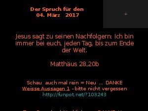 klicke hier, um die Datei herunterzuladen Der Spruch fuer 04.03.2017