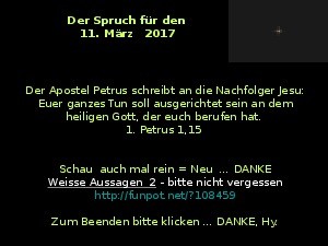 klicke hier, um die Datei herunterzuladen Der Spruch fuer 11.03.2017