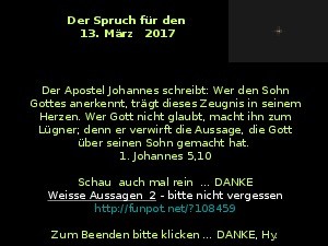 klicke hier, um die Datei herunterzuladen Der Spruch fuer 13.03.2017