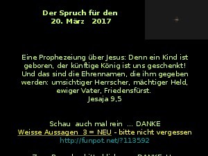 klicke hier, um die Datei herunterzuladen Der Spruch fuer 20.03.2017