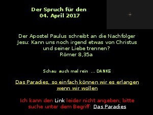 klicke hier, um die Datei herunterzuladen Der Spruch fuer 04.04.2017