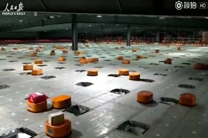 Sortier-Roboter bei der Arbeit