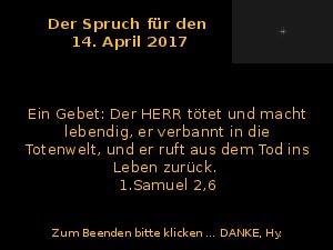 klicke hier, um die Datei herunterzuladen Der Spruch fuer 14.04.2017