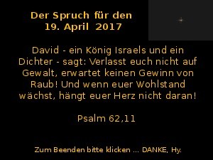 klicke hier, um die Datei herunterzuladen Der Spruch fuer 19.04.2017