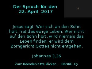 klicke hier, um die Datei herunterzuladen Der Spruch fuer 22.04.2017