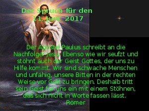 Der Spruch fuer 11.06.17