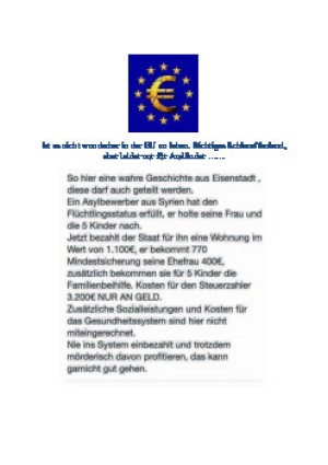 Ist es nicht wunderbar in der EU zu leben