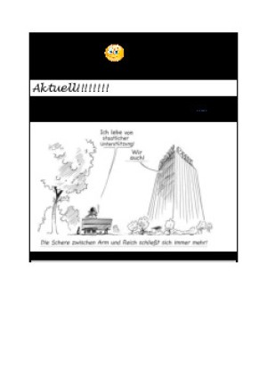 Die Schere zwischen arm und reich