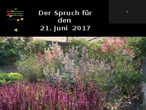 klicke hier, um die Datei herunterzuladen Der Spruch fuer 21.06.17
