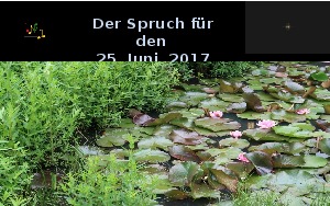klicke hier, um die Datei herunterzuladen Der Spruch fuer 25.06.17