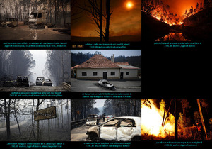 Wildfires in Portugal - Wildbrnde in Portugal