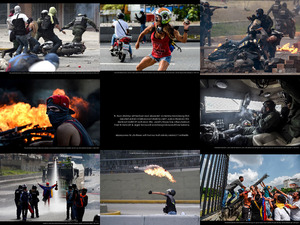 klicke hier, um die Datei herunterzuladen Venezuelas 100 Tage der heftigen Proteste in mächtigen Fotos