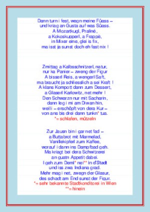 Da hab i lieber mehr Kilos