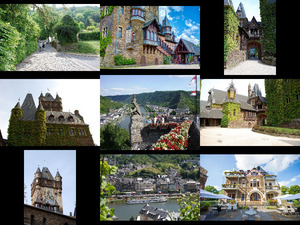 Romantisch kasteel Riicsborg-Romantische Reichsburg Cochem