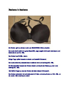 Business is business