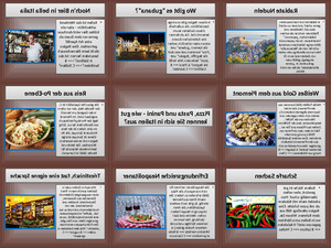 Pizza, Pasta und Panini - wie gut kennst Italien?