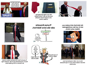 Trumps Krawatte oder die reine Wahrheit