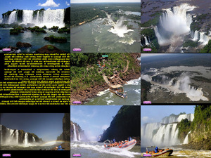 Iguazu Wasserfaelle Brasilien