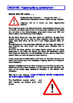 ACHTUNG - Kassabon aufbewahren21