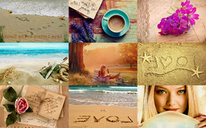 klicke hier, um die Datei herunterzuladen Love Letters In The Sand - Liebesbriefe im Sand