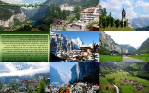 Schweiz-Thal Lauterbrunnen-