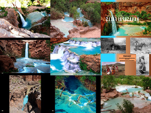 Eaux turquoises du Grand Canyon - Trkisfarbenes Wasser