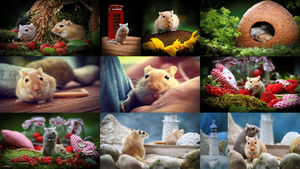 Cute hamster photography - Nette Hamsterfotografie