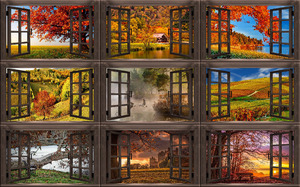 klicke hier, um die Datei herunterzuladen Autumn Window - Herbstfenster