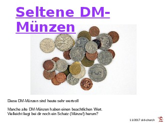 Seltene DM-Muenzen