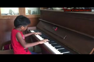 Indian Kid Playing Piano Like a Master.