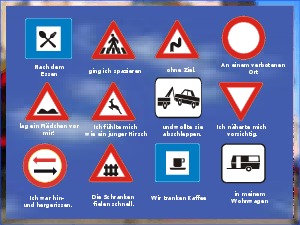 Verkehrsschilder - Der Verkehr und seine Folgen