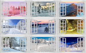 Winter Window 2 - Winter Fenster 2