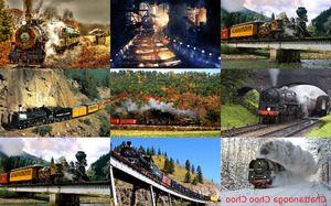 klicke hier, um die Datei herunterzuladen Chattanooga Choo Choo - Verschiedene Züge