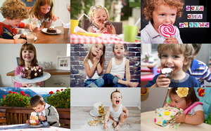 klicke hier, um die Datei herunterzuladen Kids and Sweets - Kinder und Süßigkeiten