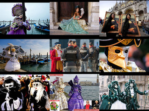 Masks of the Venetian Carnival - Masken des Karnevals
