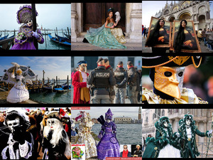 klicke hier, um die Datei herunterzuladen Masks of the Venetian Carnival - Masken des Karnevals