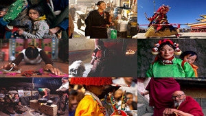 Tibet Menschen.Erika