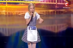 11 jähriges Mädchen aus der Ukraine jodelt