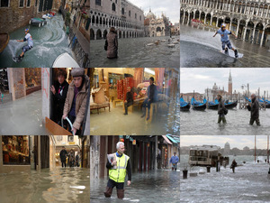 Hochwasser in Venedig