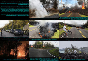 Mount Kilauea Erupts (Hawa ) - Vulkanausbruch auf Hawaii