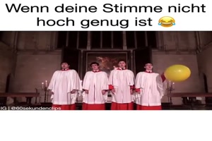 wenn deine Stimme nicht hoch genug ist