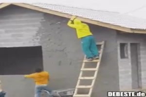 Maurer bei der Arbeit